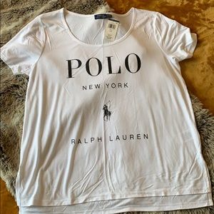 White round neck graphic T-shirt